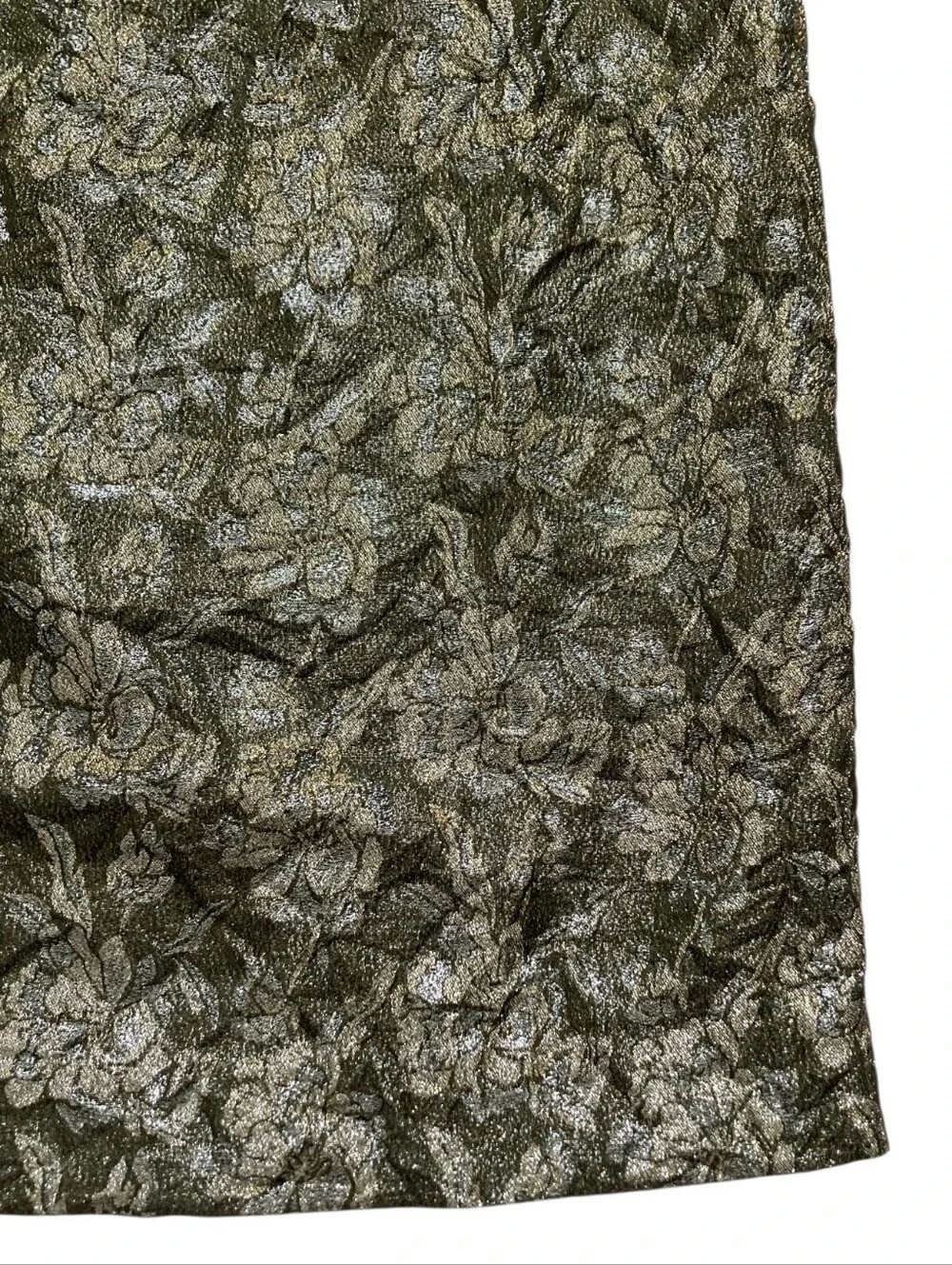 J.Crew Collection Metallic Floral Jacquard Pencil Skirt size 10 Cocktail Party
